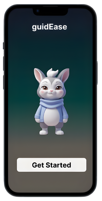 guidEase welcome screen